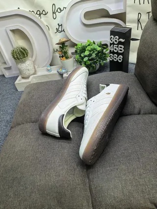 Adidas Samba Off-White & Black 生活休闲鞋 6