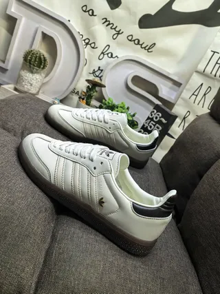 Adidas Samba Off-White & Black 生活休闲鞋 7