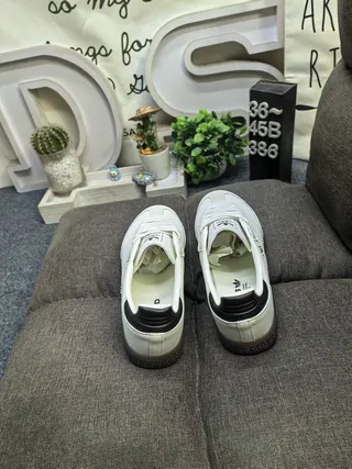 Adidas Samba Off-White & Black 生活休闲鞋 8