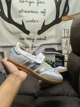 Adidas Samba Off-White and Black Lifestyle Sneakers 5