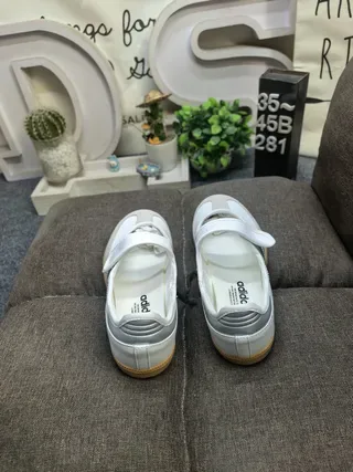 Adidas Samba Off-White and Black Lifestyle Sneakers 8