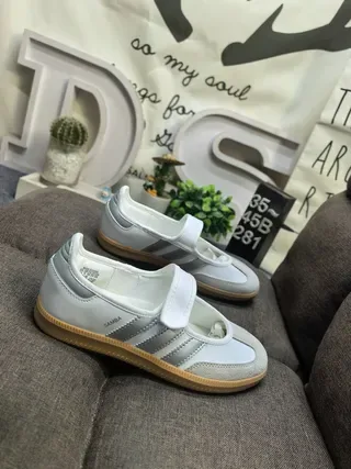 Adidas Samba Off-White and Black Lifestyle Sneakers 9