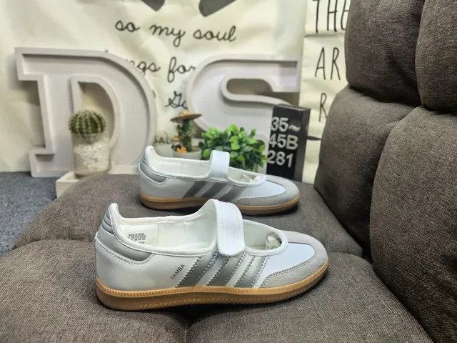 Adidas Samba Off-White and Black Lifestyle Sneakers 11