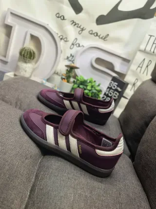 Adidas Samba Off-White and Black Lifestyle Sneakers 17