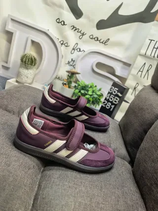 Adidas Samba Off-White and Black Lifestyle Sneakers 19