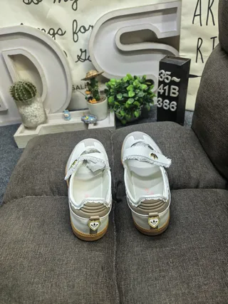 Adidas Samba Off-White Beige Stripe Lifestyle Sneakers 8