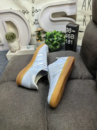 Adidas Samba OG Light Blue Suede Lifestyle Sneakers 6
