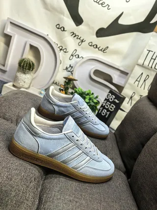 Adidas Samba OG Light Blue Suede Lifestyle Sneakers 9