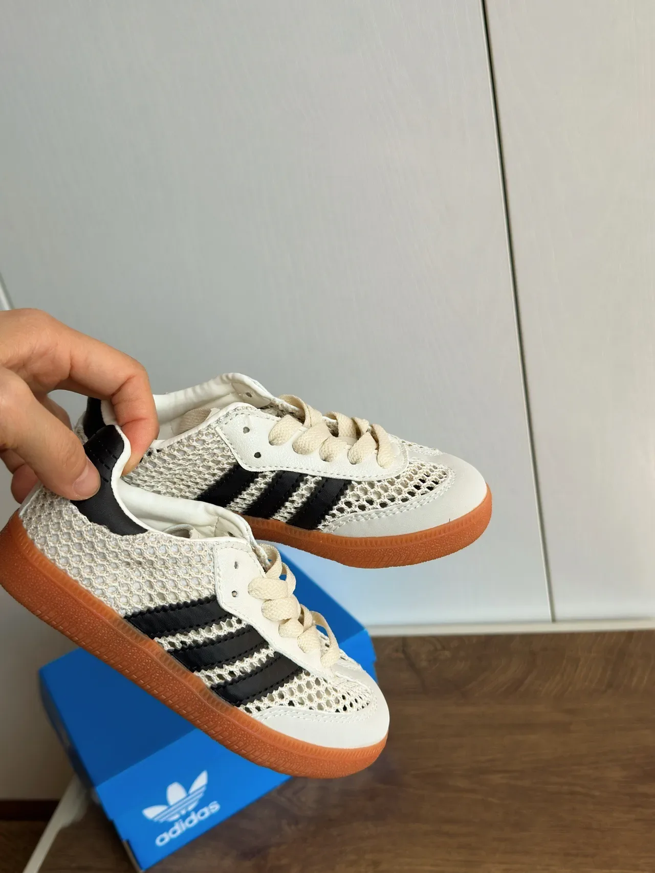Adidas Samba OG Mesh White Black Gum Lifestyle Sneakers 4