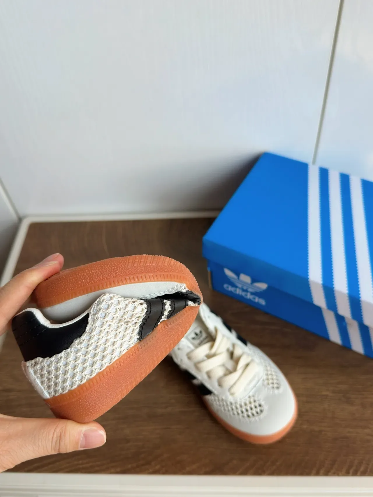 Adidas Samba OG Mesh White Black Gum Lifestyle Sneakers 5