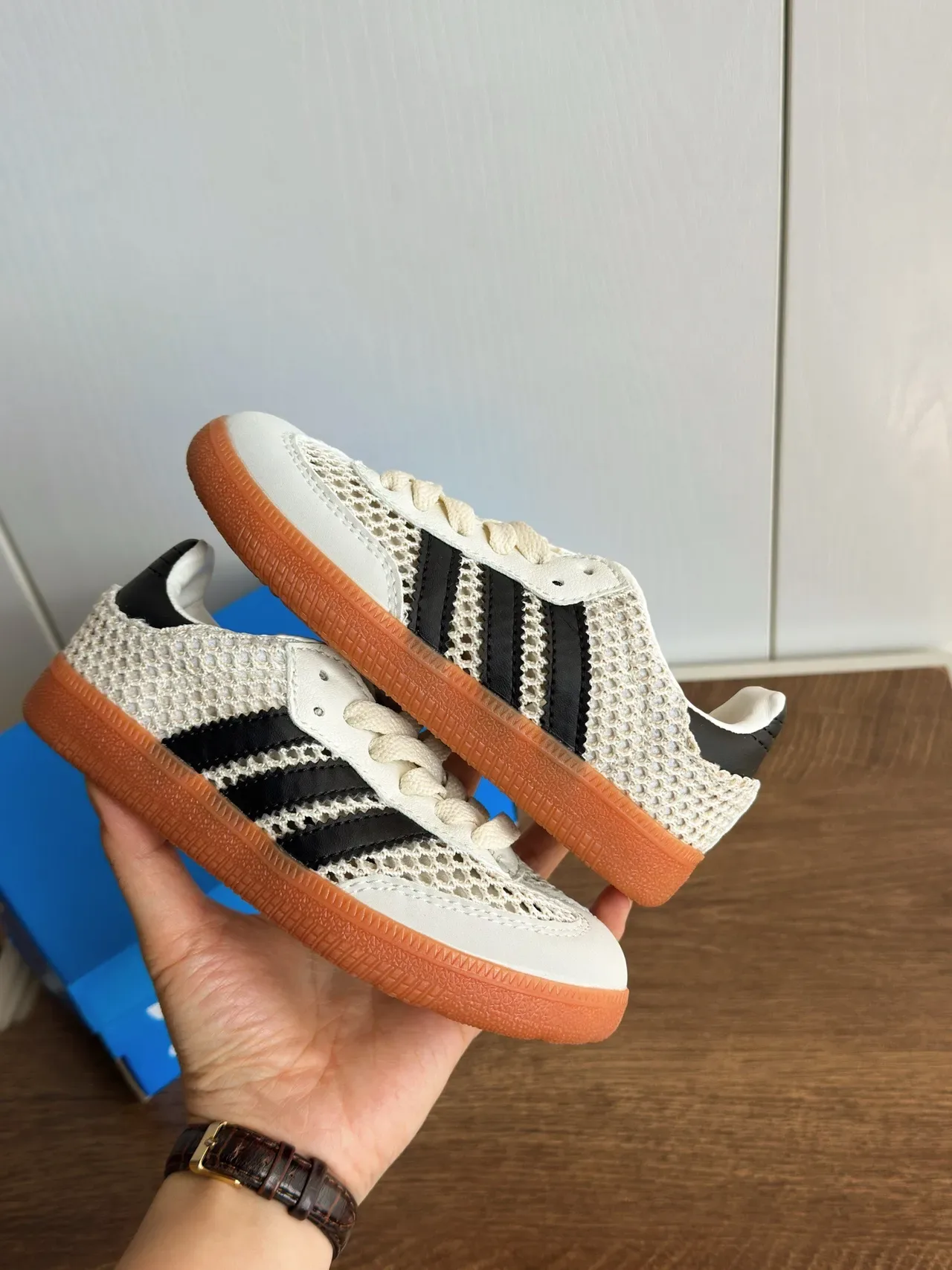 Adidas Samba OG Mesh White Black Gum Lifestyle Sneakers 7