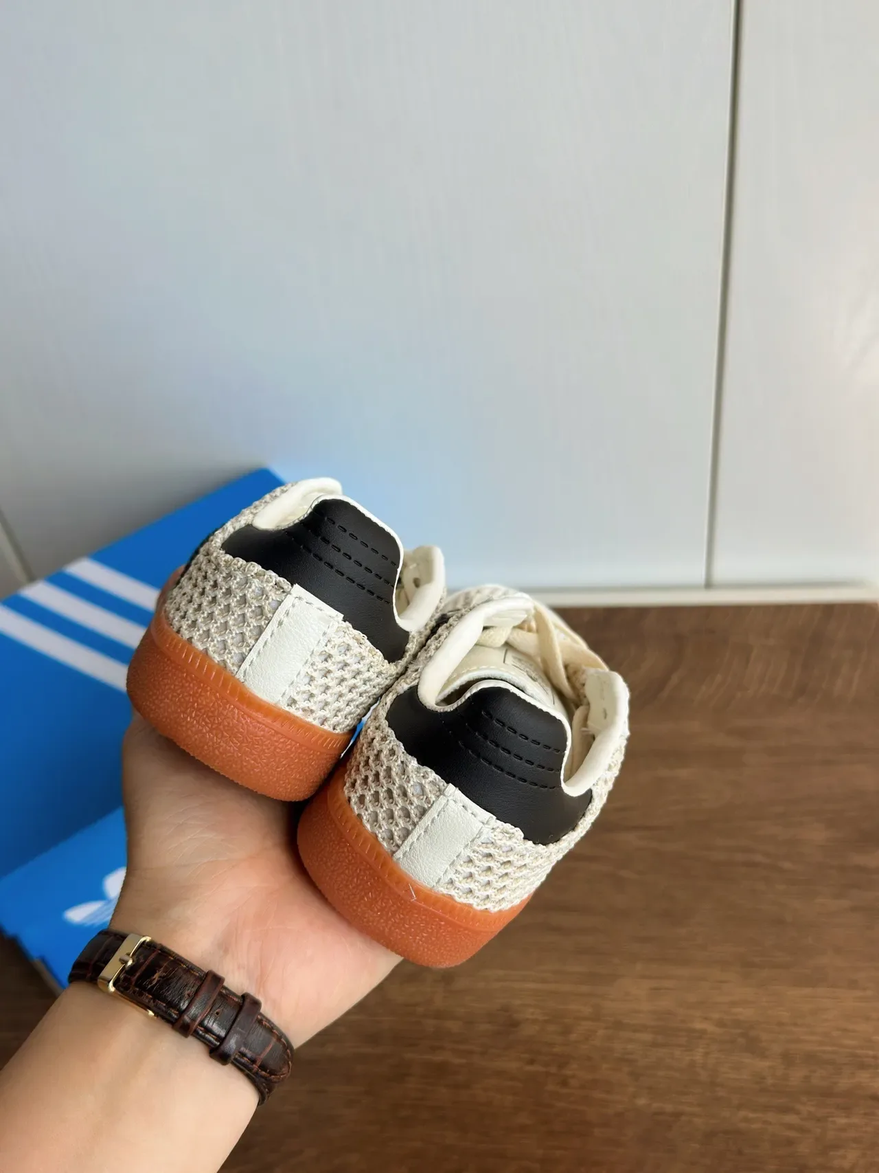 Adidas Samba OG Mesh White Black Gum Lifestyle Sneakers 8