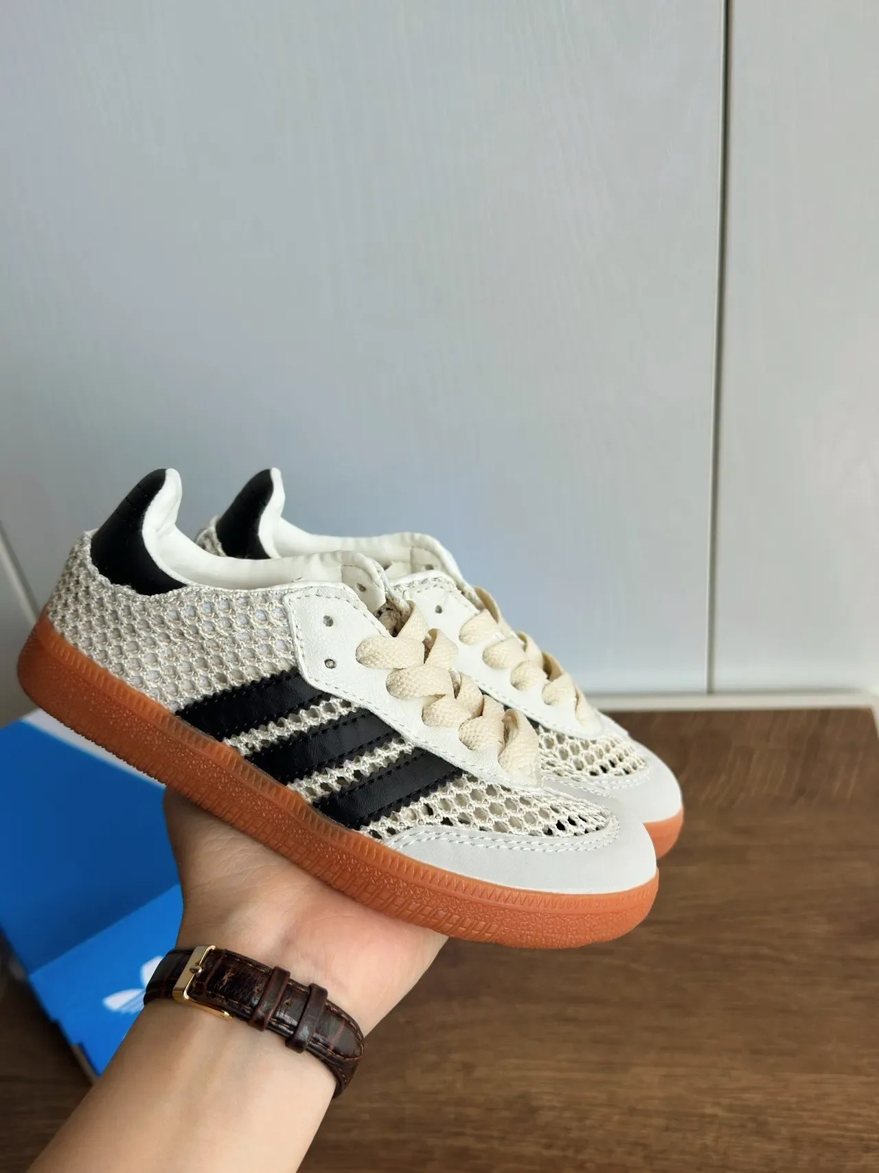 Adidas Samba OG Mesh White Black Gum Lifestyle Sneakers 10