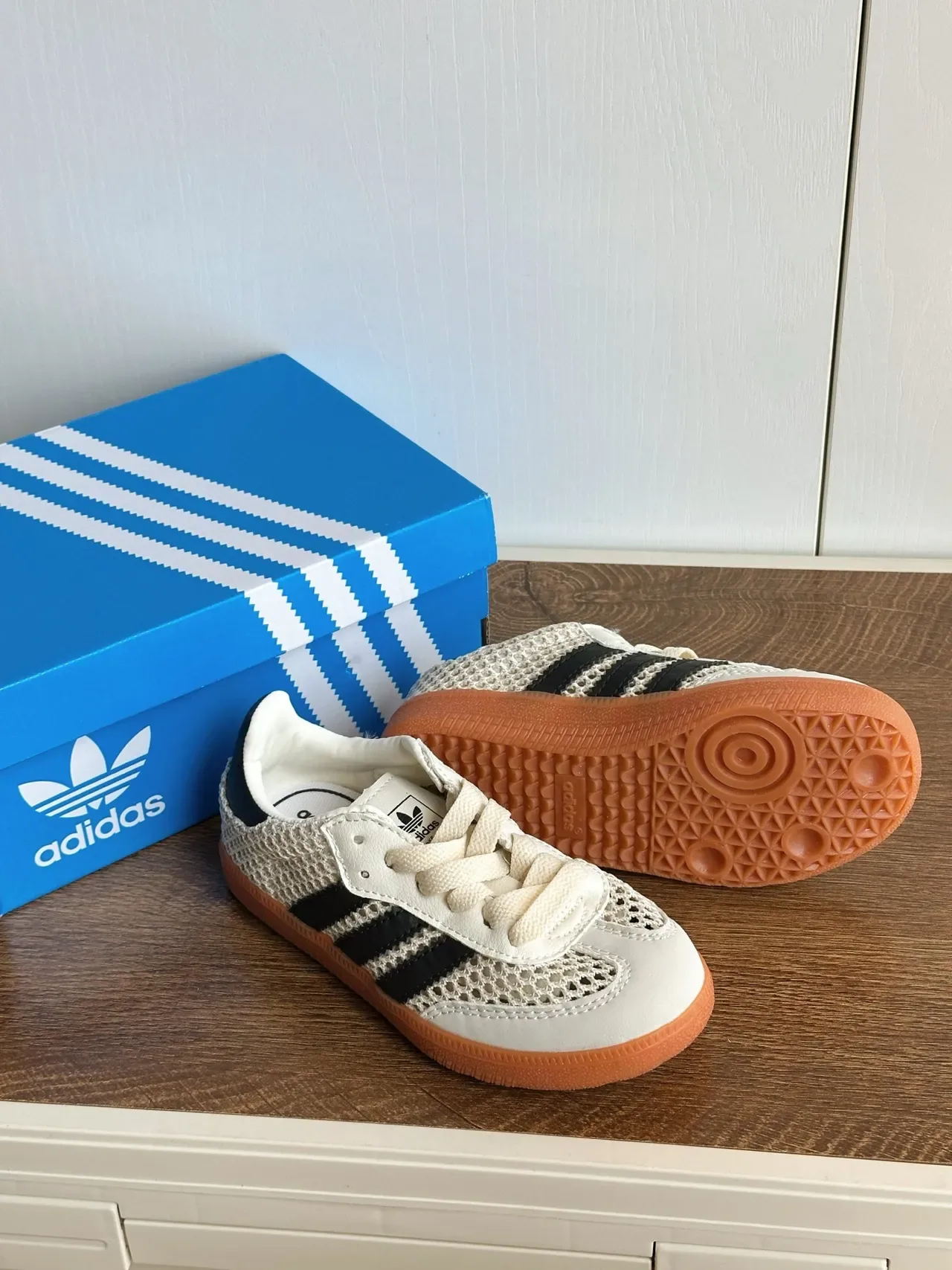 Adidas Samba OG Mesh White Black Gum Lifestyle Sneakers 11