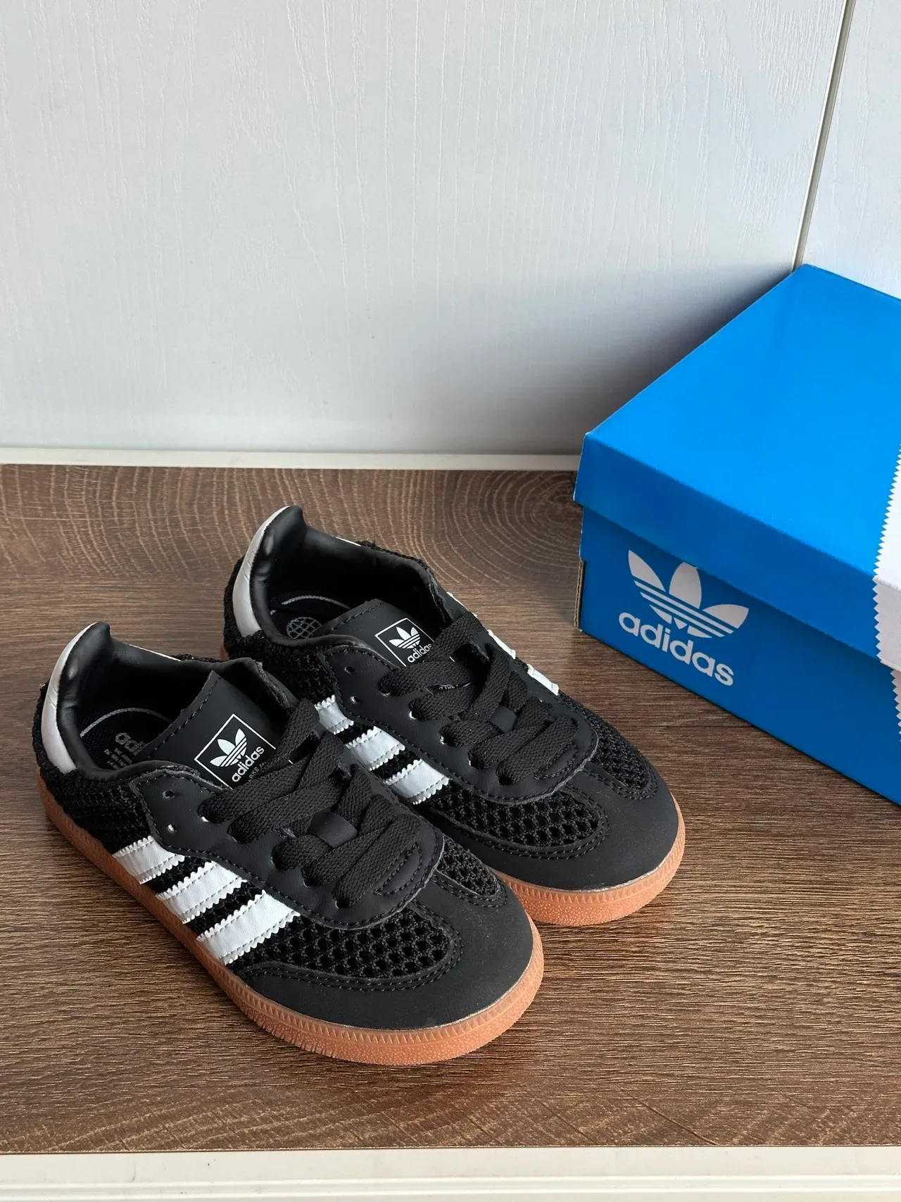 Adidas Samba OG Mesh White Black Gum Lifestyle Sneakers 13