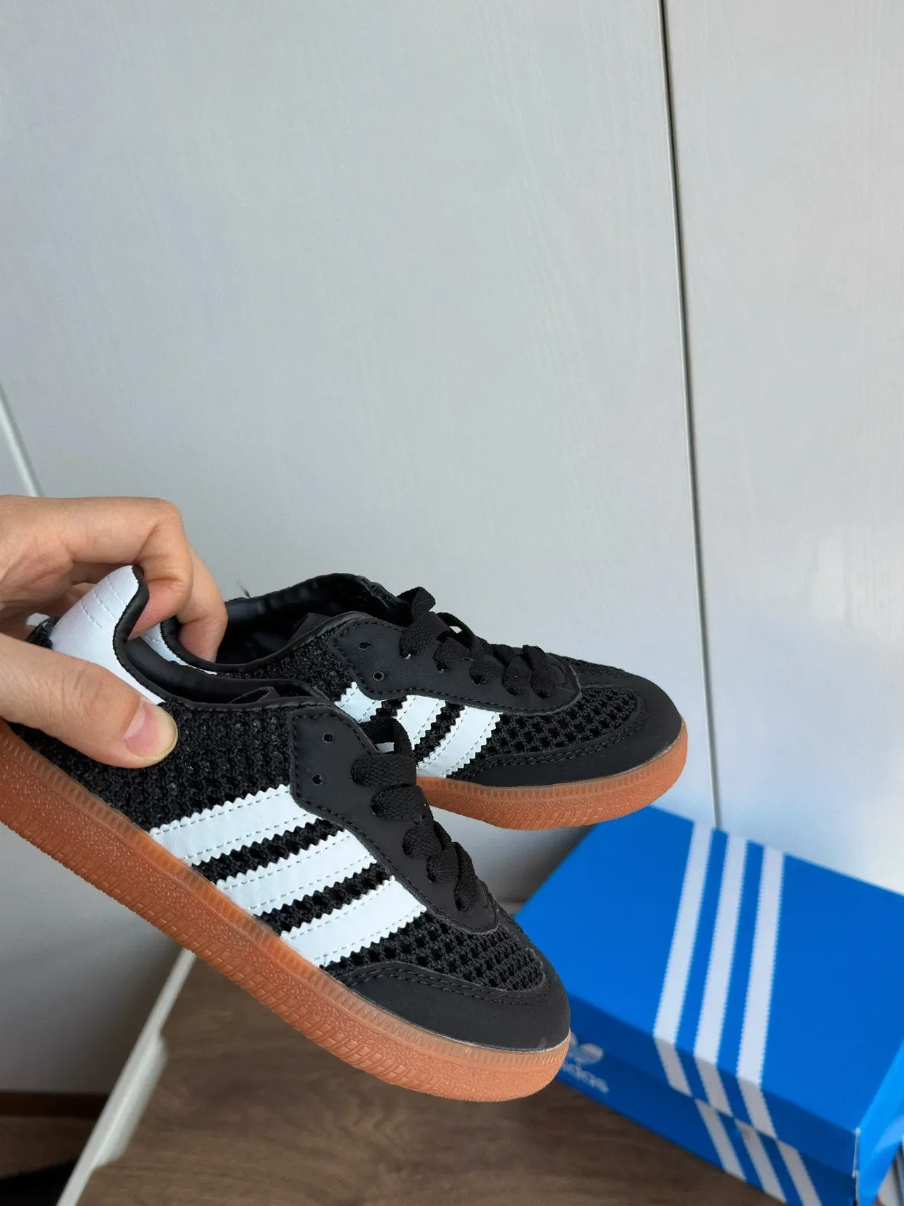 Adidas Samba OG Mesh White Black Gum Lifestyle Sneakers 14