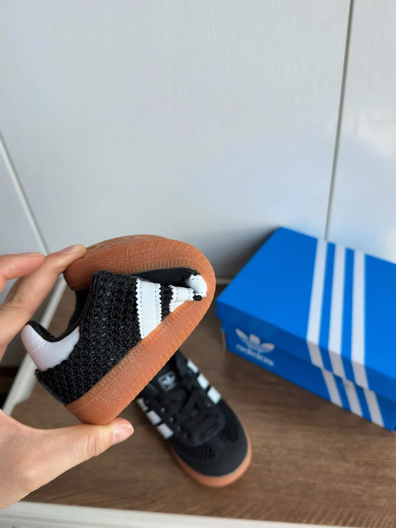 Adidas Samba OG Mesh White Black Gum Lifestyle Sneakers 15