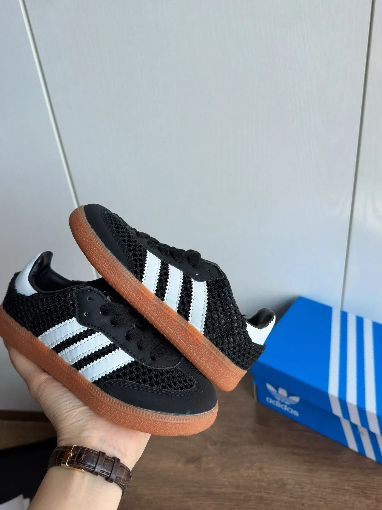 Adidas Samba OG Mesh White Black Gum Lifestyle Sneakers 16