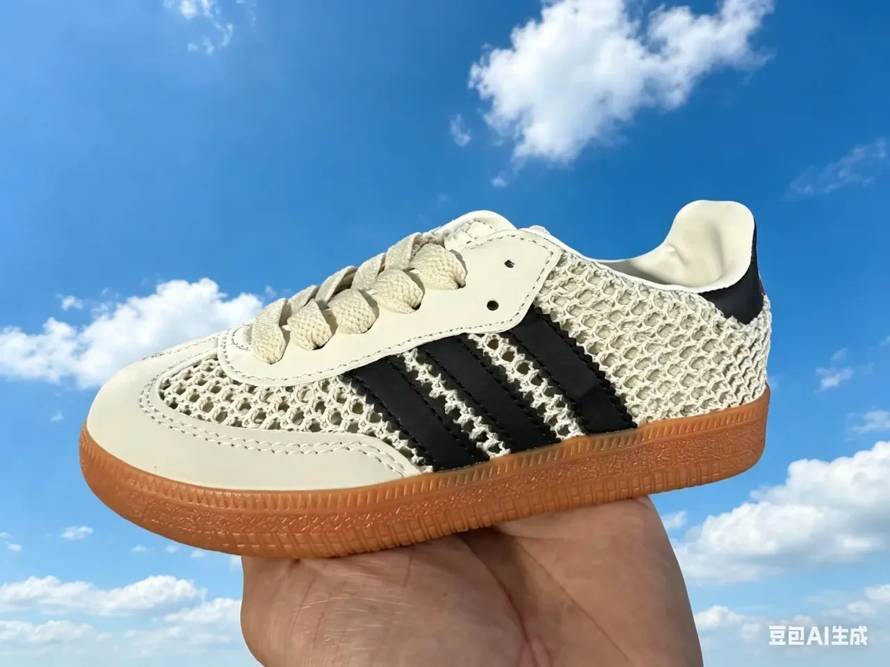 Adidas Samba OG Mesh White Black Gum Lifestyle Sneakers 23