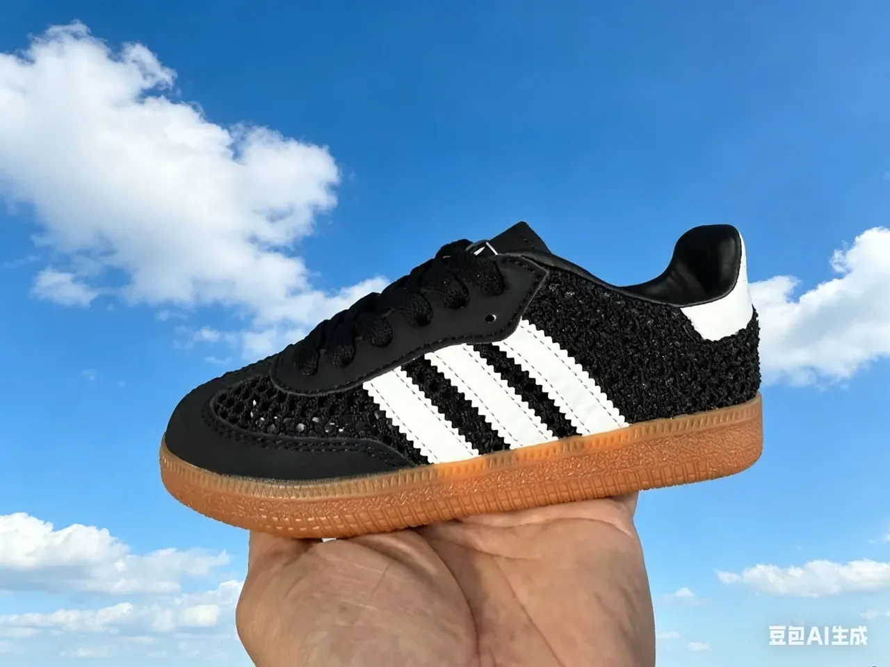 Adidas Samba OG Mesh White Black Gum Lifestyle Sneakers 24