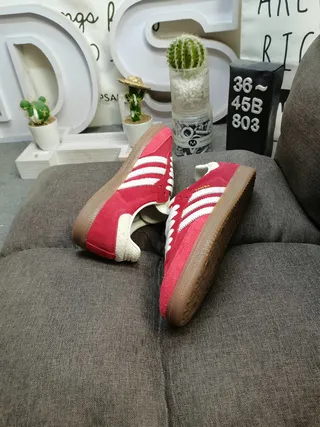 Adidas Samba OG Red and Cream Lifestyle Sneakers 6