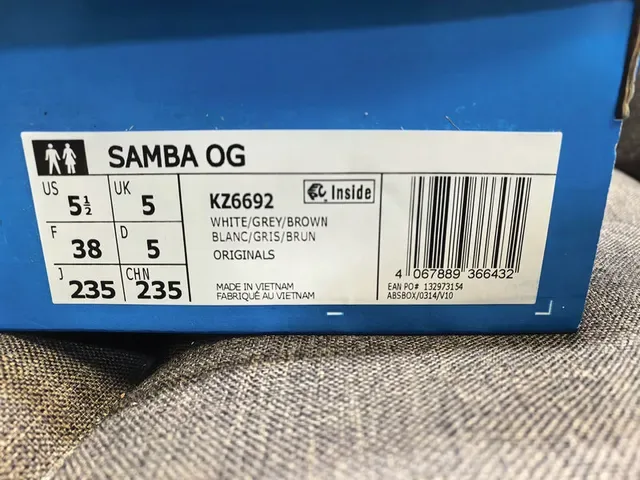 Adidas Samba OG White Gray Laceless Lifestyle Sneakers 2