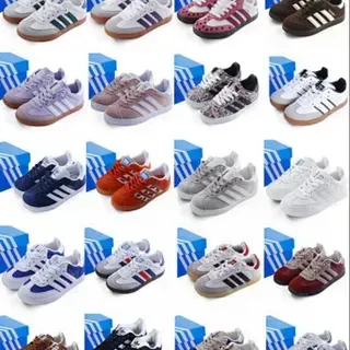 Adidas Samba OG सफेद लाल गम लाइफस्टाइल स्नीकर्स