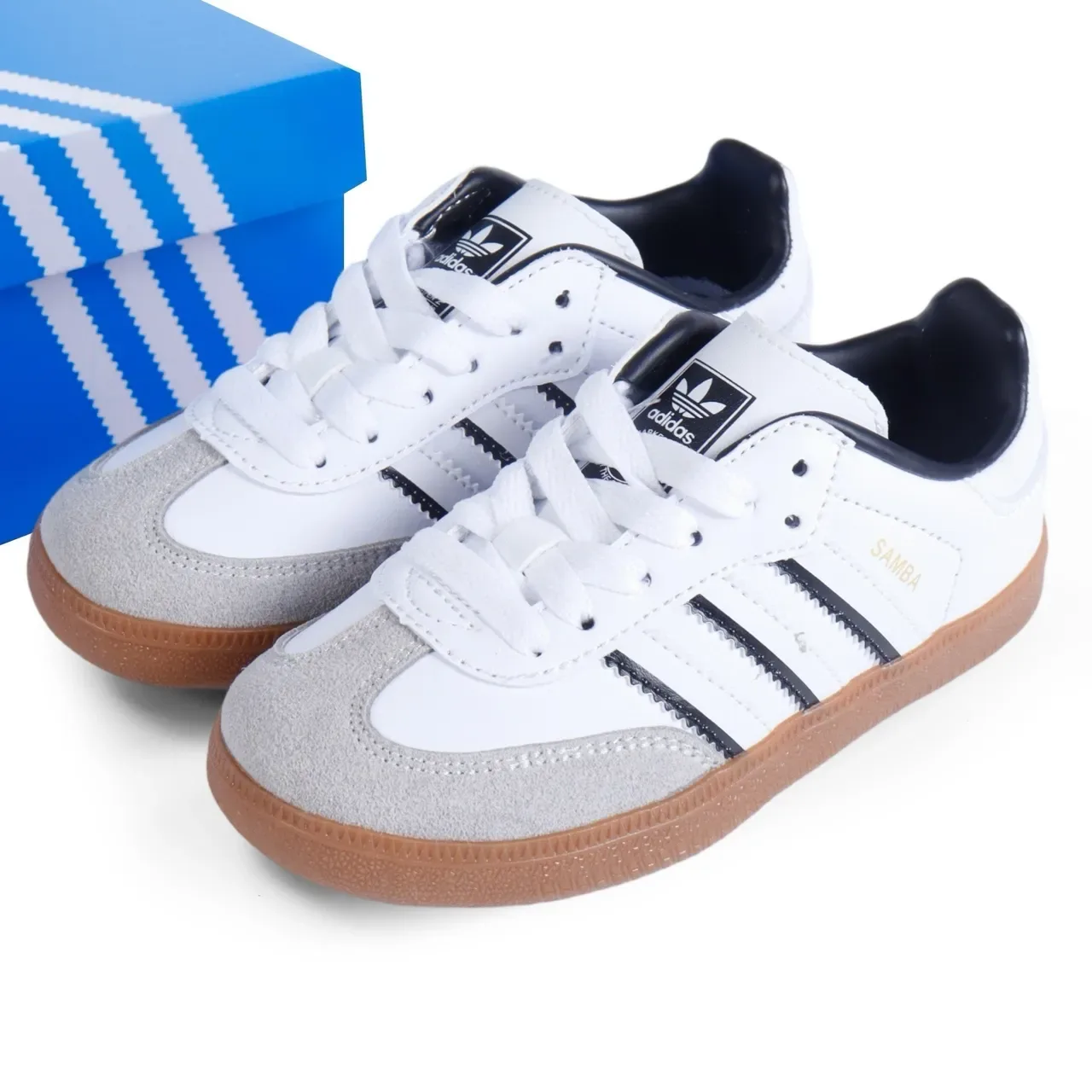 Adidas Samba OG White Red Gum Lifestyle Sneakers 4