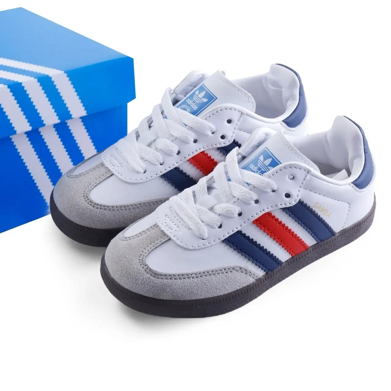 Adidas Samba OG White Red Gum Lifestyle Sneakers 11