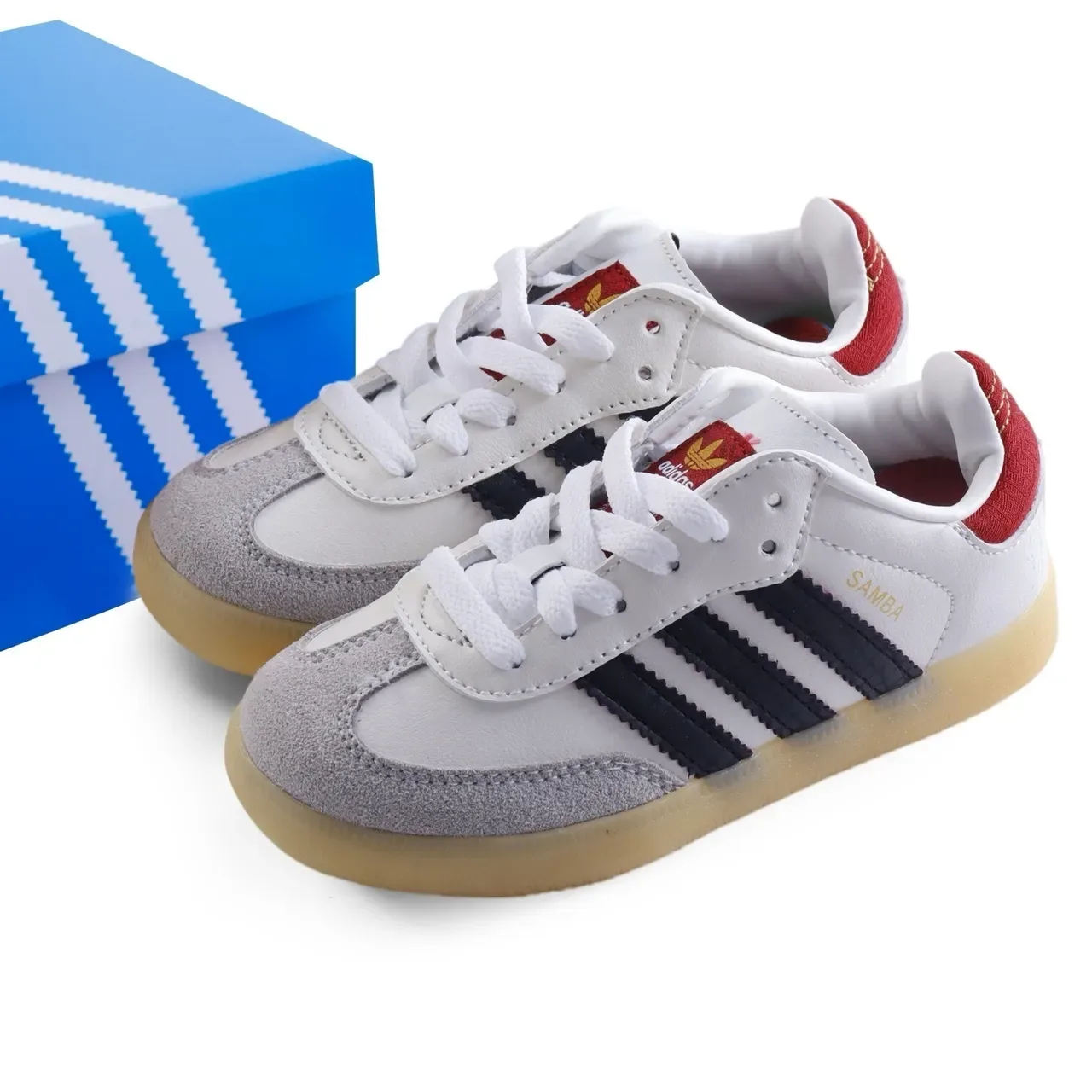 Adidas Samba OG White Red Gum Lifestyle Sneakers 17
