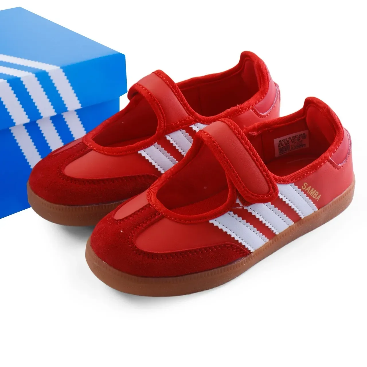 Adidas Samba OG White Red Gum Lifestyle Sneakers 14