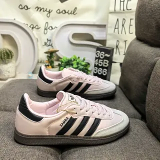 Adidas Samba Pink and Black Lifestyle Sneakers