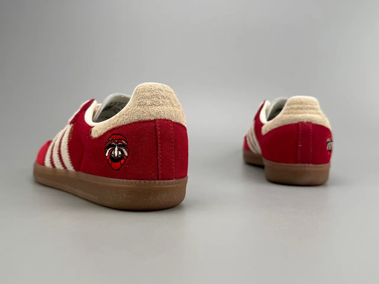 Adidas Samba Red Suede Lifestyle Sneakers 4