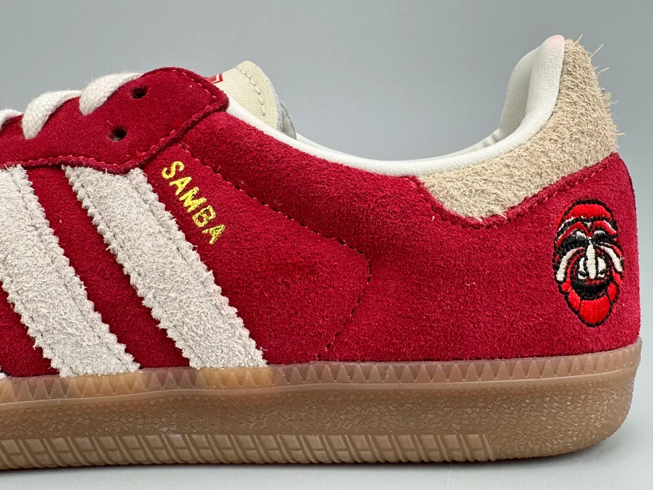 Adidas Samba Red Suede Lifestyle Sneakers 5