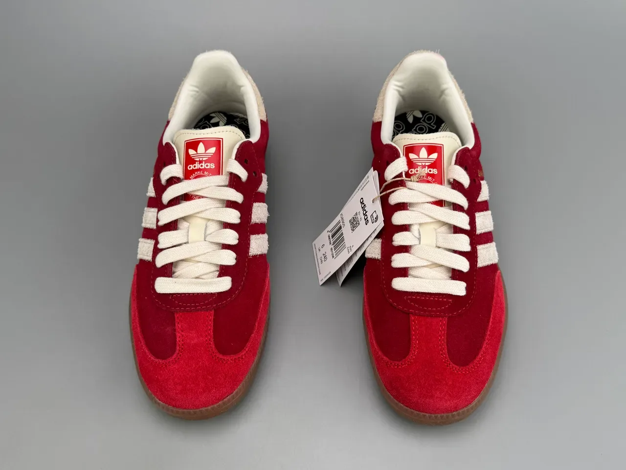 Adidas Samba Red Suede Lifestyle Sneakers 7