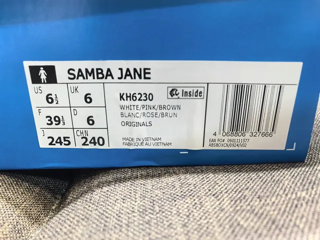 Adidas Samba White and Beige Laceless Lifestyle Sneakers 2