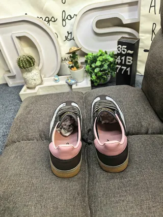 Adidas Spezial Black Pink Lace Overlay Lifestyle Sneakers 8