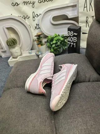 Adidas Spezial Dusty Pink and Mint Green Lifestyle Sneakers 6