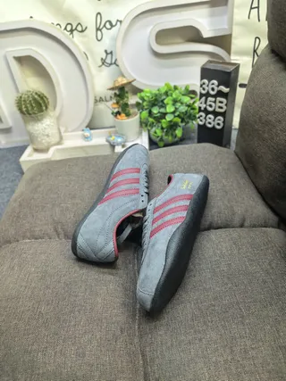 Adidas Spezial Gray and Maroon Lifestyle Sneakers 6