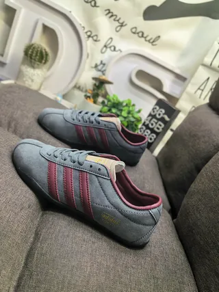 Adidas Spezial Gray and Maroon Lifestyle Sneakers 7