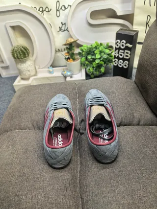Adidas Spezial Gray and Maroon Lifestyle Sneakers 8
