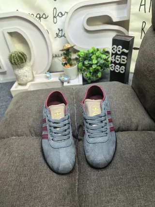 Adidas Spezial Gray and Maroon Lifestyle Sneakers 10