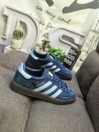 Adidas Spezial Navy and Ice Blue Lifestyle Sneakers 9