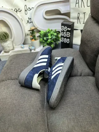 Adidas Spezial Navy Blue and Off-White Suede Lifestyle Sneakers 6