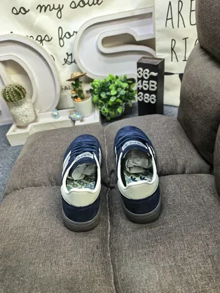 Adidas Spezial Navy Blue and Off-White Suede Lifestyle Sneakers 8