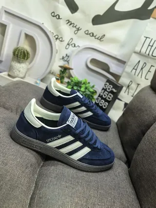 Adidas Spezial Navy Blue and Off-White Suede Lifestyle Sneakers 9