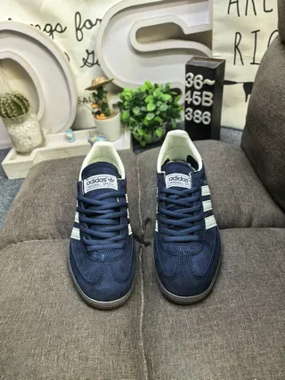Adidas Spezial Navy Blue and Off-White Suede Lifestyle Sneakers 10