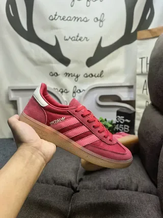 Adidas Spezial Red Suede Lifestyle Sneakers 5
