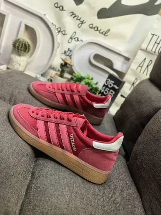 Adidas Spezial Red Suede Lifestyle Sneakers 7