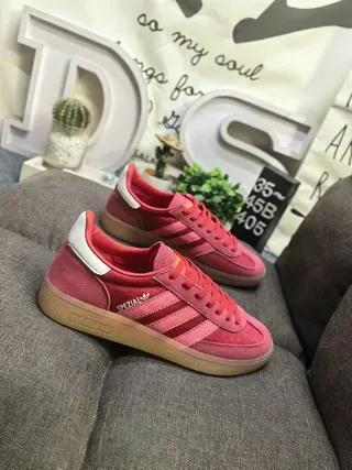 Adidas Spezial Red Suede Lifestyle Sneakers 9